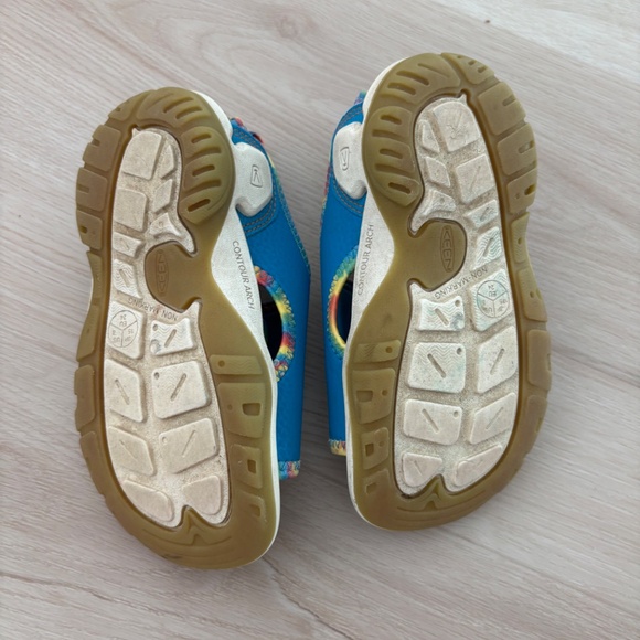 KEEN TODDLER’S KNOTCH RIVER OPEN-TOE SANDAL TIE DYE/VIVID BLUE - Picture 3 of 8